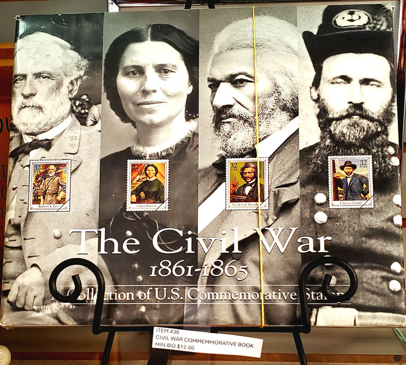 Civil War stamp book