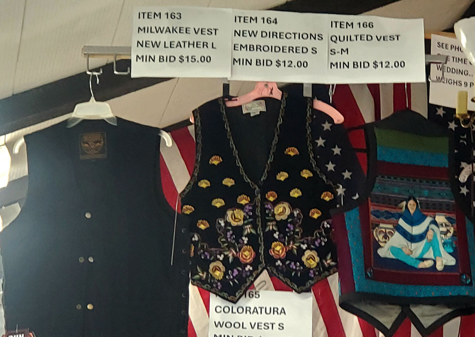 Three vests