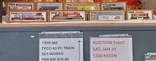 Tyco train set
