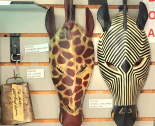 Cow bell and wall masks